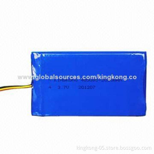 Rechargeable Polymer Battery with 405085 3.7V Voltage, 2,000mAh Capacity